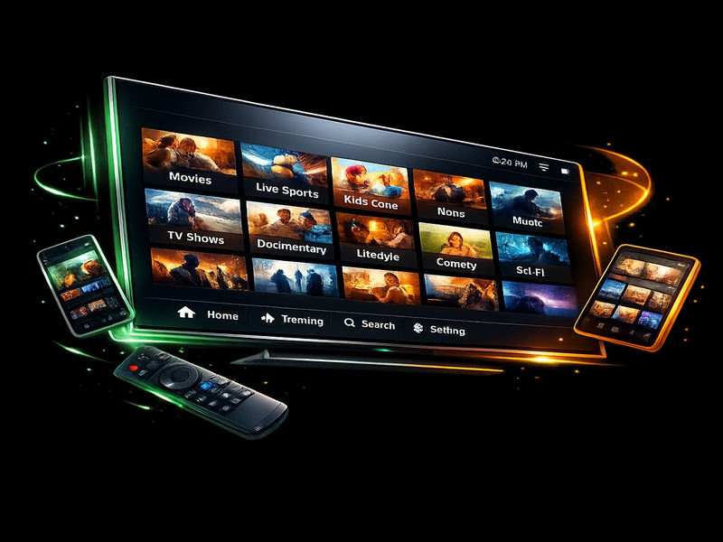 Meilleur abonnement IPTV 2026 - Streaming sur tous vos écrans